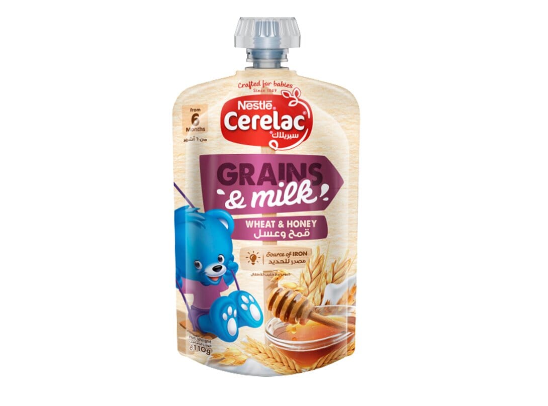 Nestle CERELAC - Banana, Apple & Oats Puree Pouch 90g