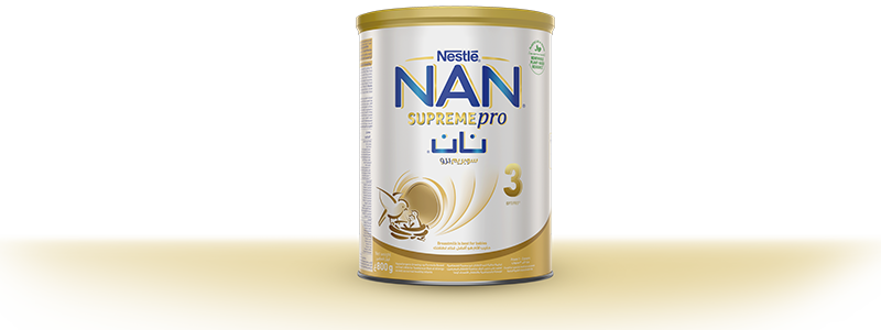 Leche En Polvo Nan 3 Supreme Pro Lata 360grs