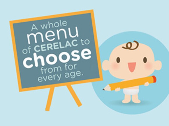 choose the right cerelac for your babys age