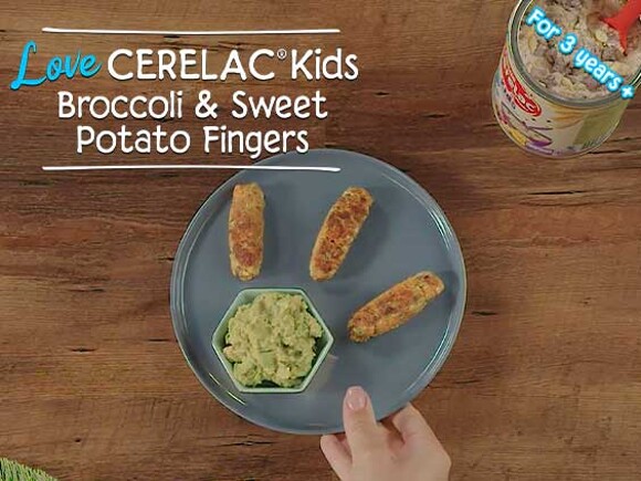 Broccoli and Sweet Potato Fingers 