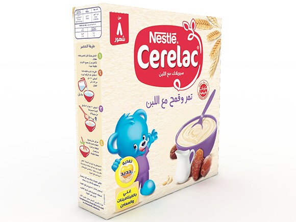CERELAC Infant Cereal Wheat & Dates with Milk front of the pack