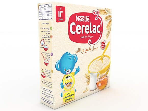 CERELAC Infant Cereal Wheat & Honey with milk front of the pack