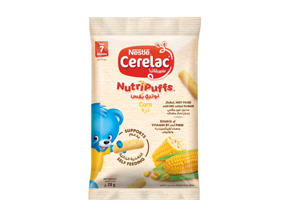 Nestlé® CERELAC ® NutriPuffs – Corn 28g