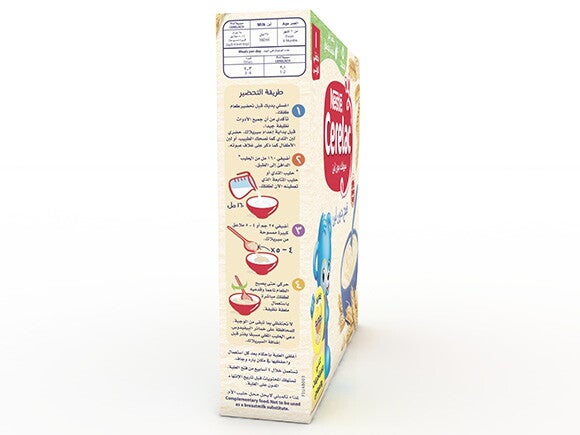 CERELAC Infant Cereal Wheat side of the pack