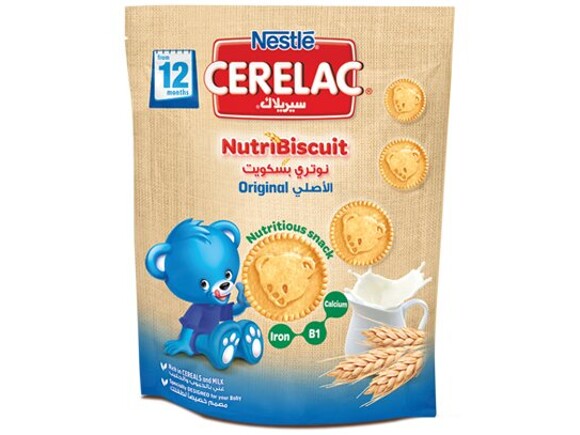 NESTLE® CERELAC® NutriBiscuit Healthy Snacks ORIGINAL 180g Pouch
