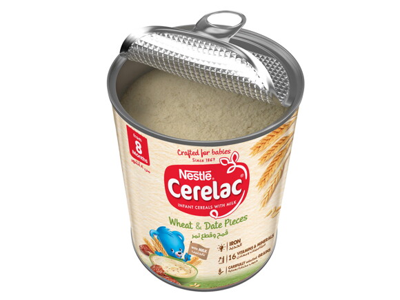 Nestle® Cerelac® Infant Cereal - Wheat & Date Pieces  400g Tin