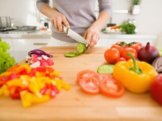 Cutting vegetables