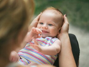 Baby smililing Baby smililing