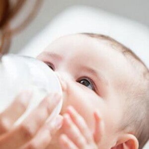 Baby drinking