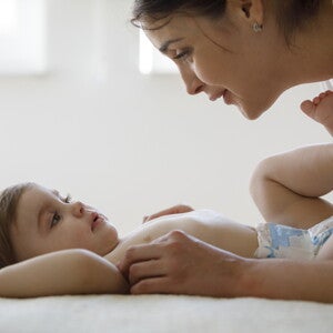 Diaper changing routine