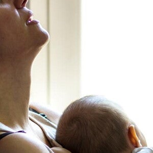 baby on mothers chest