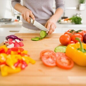 Cutting vegetables