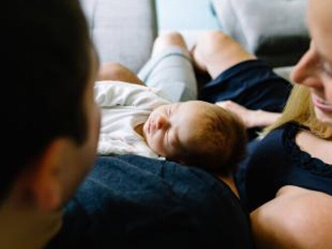 baby with parents