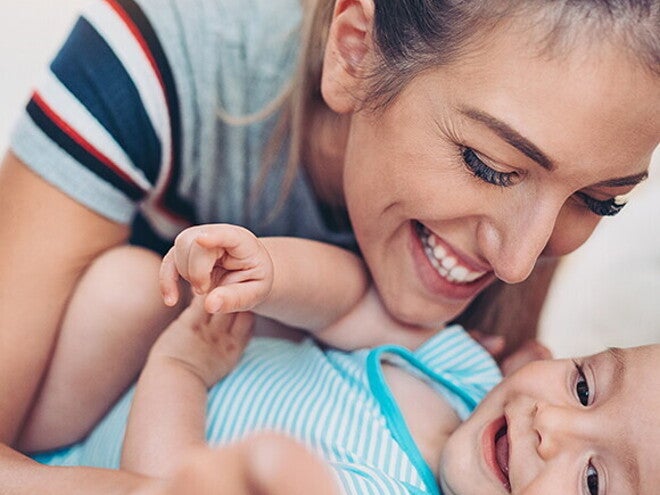 Baby nutrition mom and baby