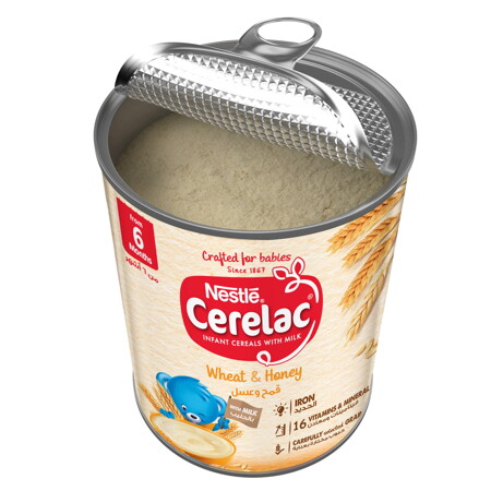 Nestle® Cerelac® Infant Cereal - Wheat & Honey 1kg Tin