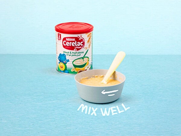 Recette Nestlé Cerelac Mélange de bananes